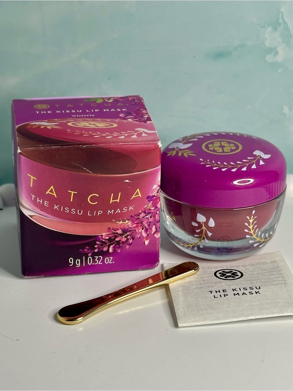 TATCHA The Kissu Lip Mask Wisteria Limited Edition Full Sz 0.32oz SOLD OUT Rare